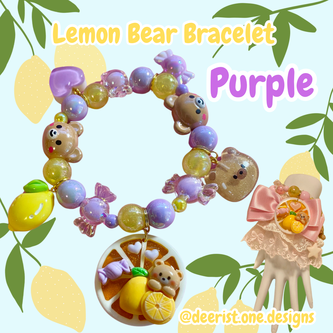 Lemon Bear Bracelet