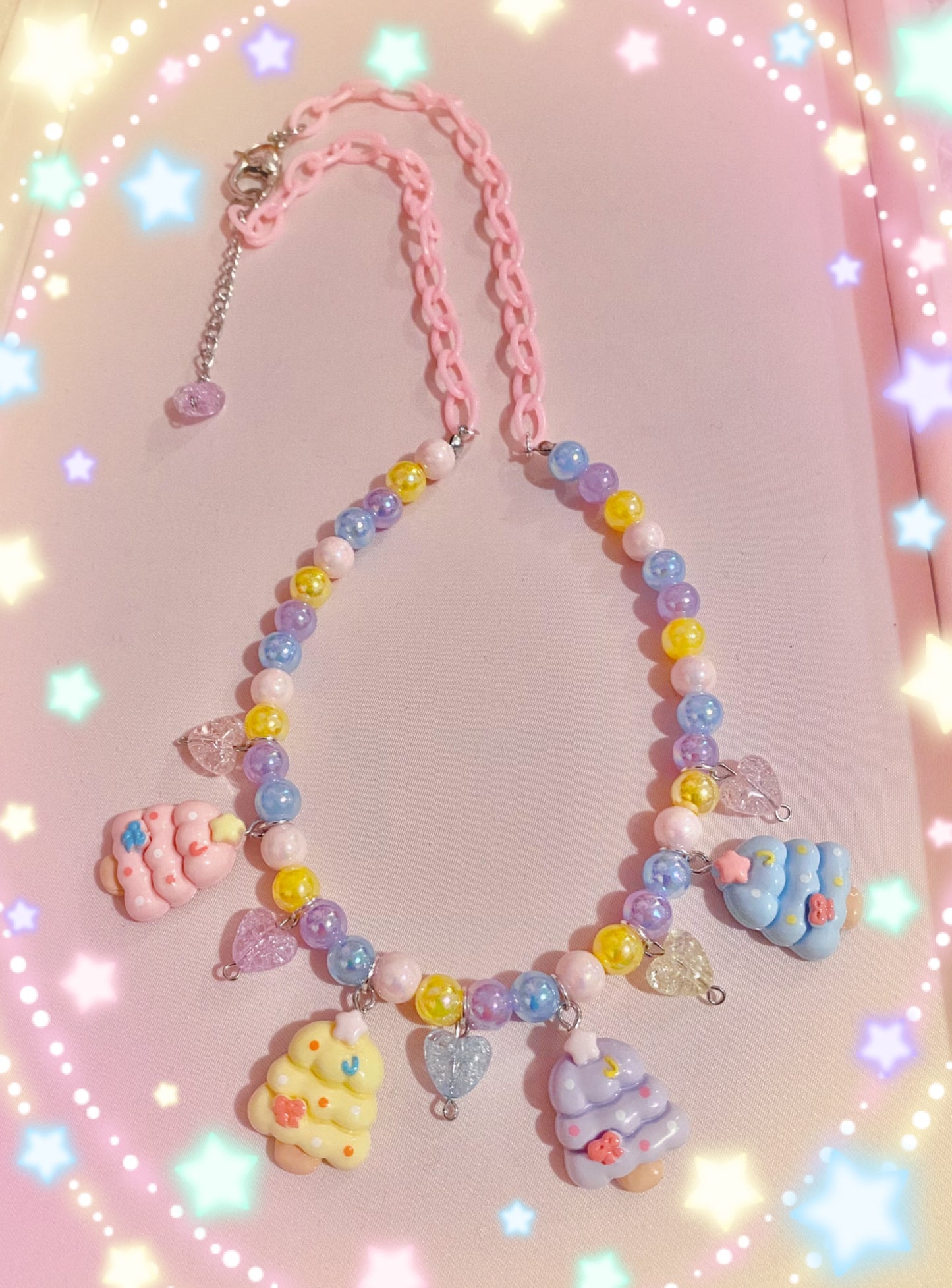 Pastel Tree Necklace
