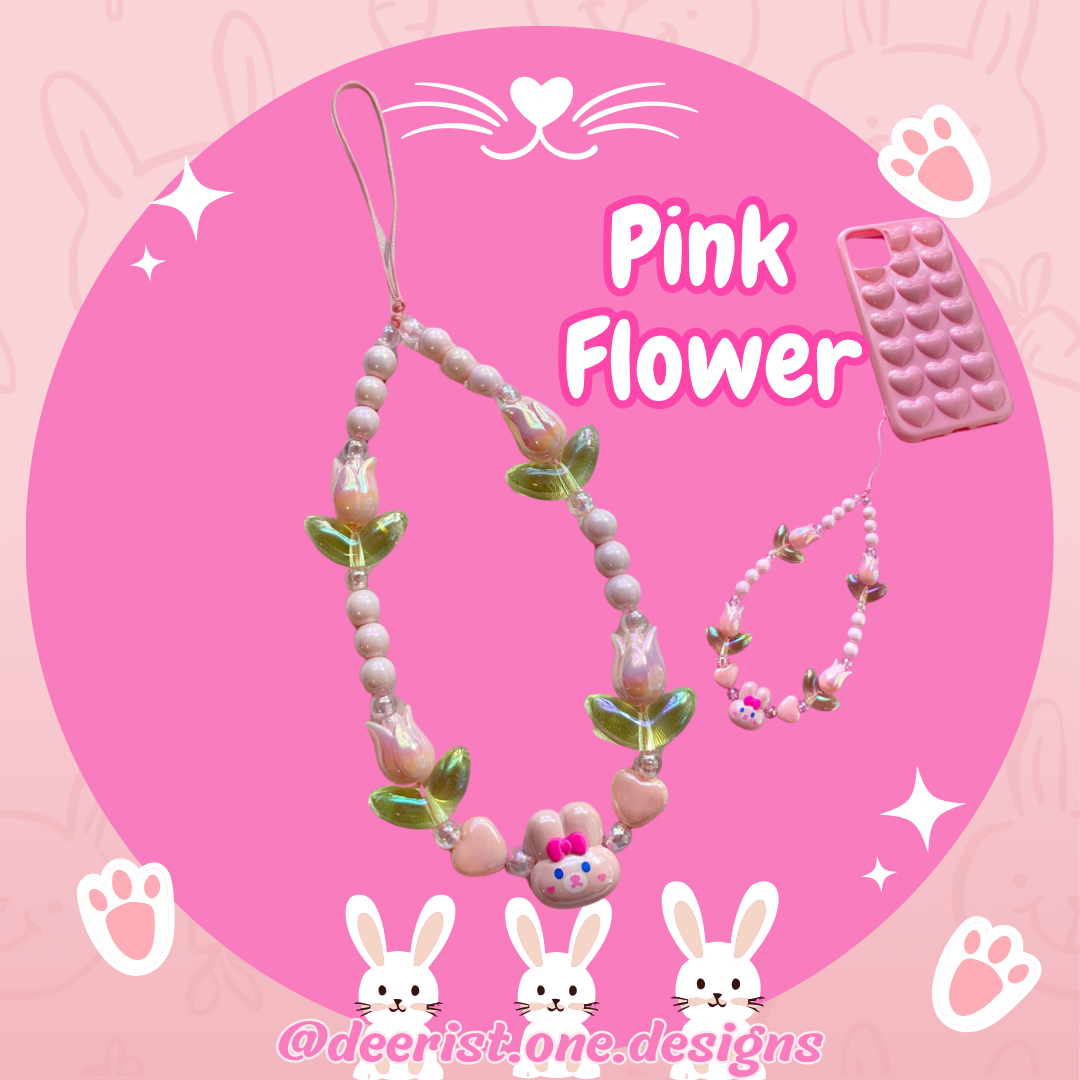 Flower Bunny Device Strap