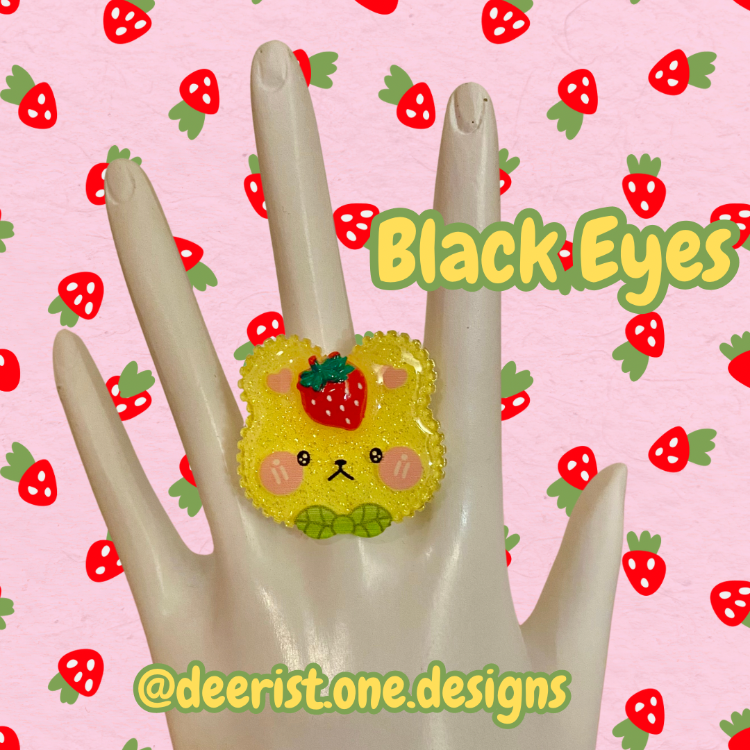 Beary Strawberry Ring