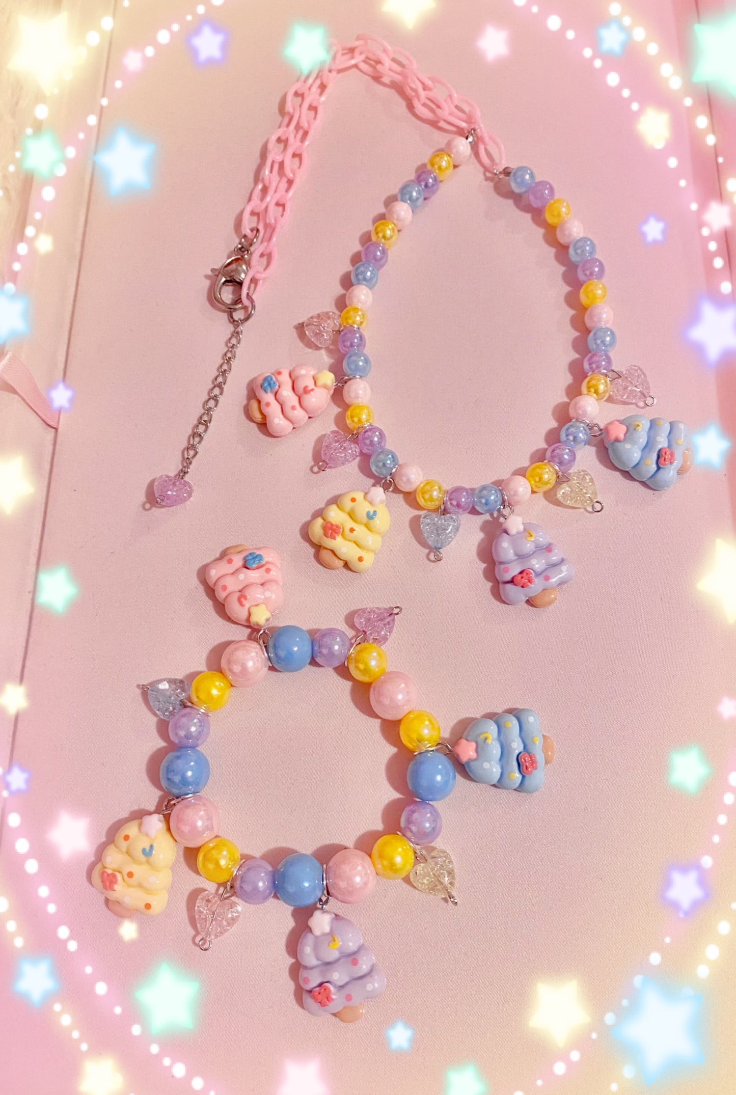 Pastel Tree Necklace