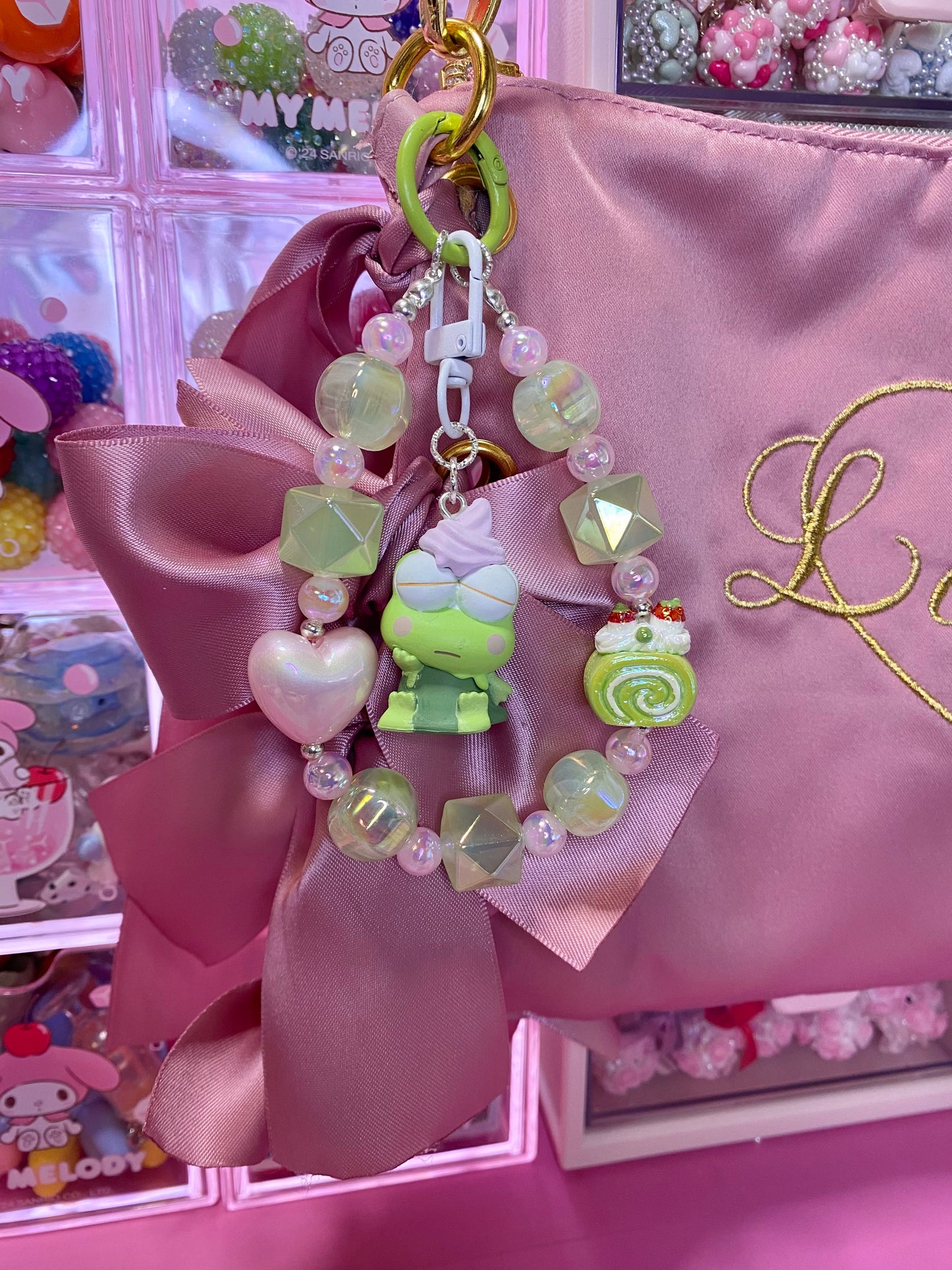 Cream Frog Device Strap