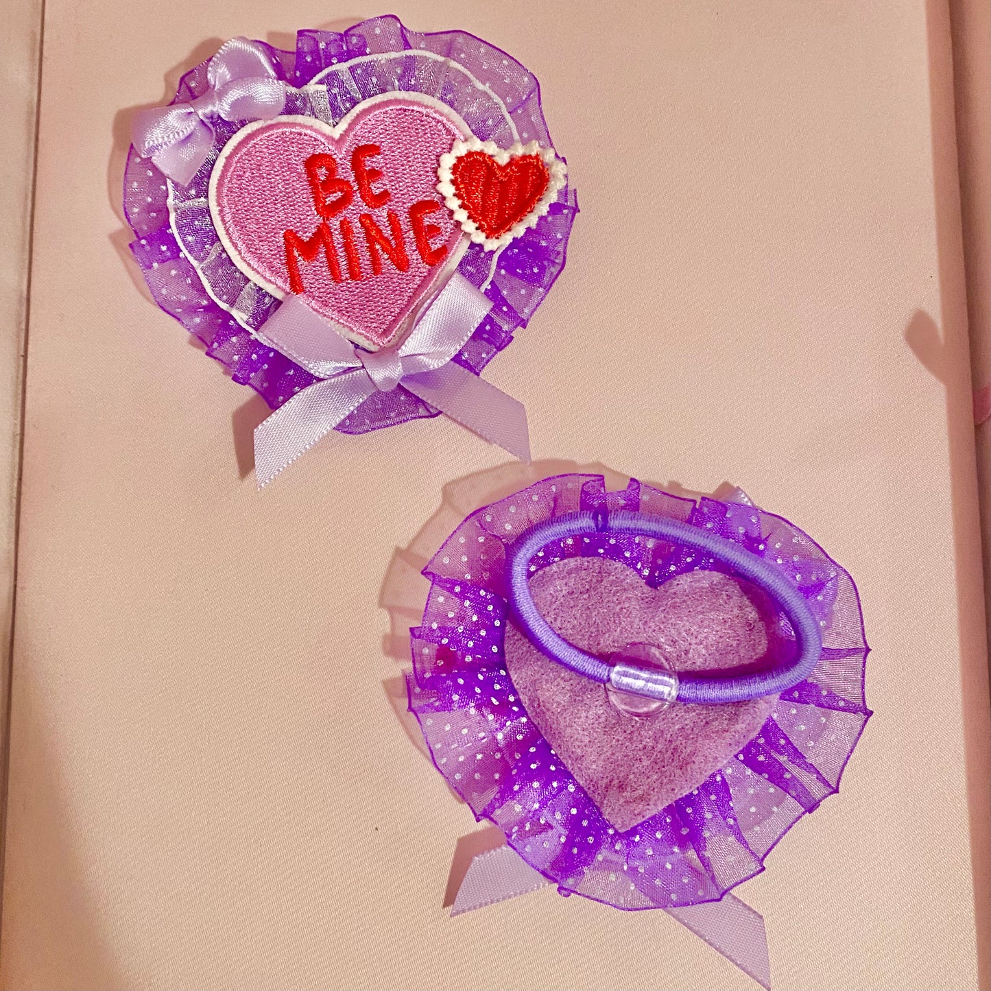 Conversation Hearts Hair Ties