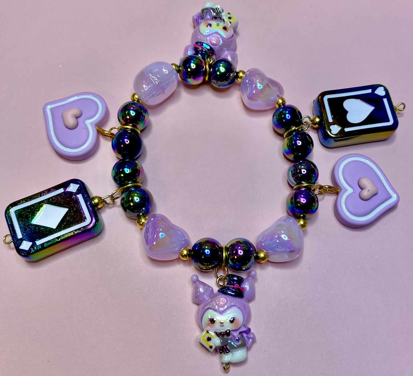 Playing Cards Bunny Bracelet