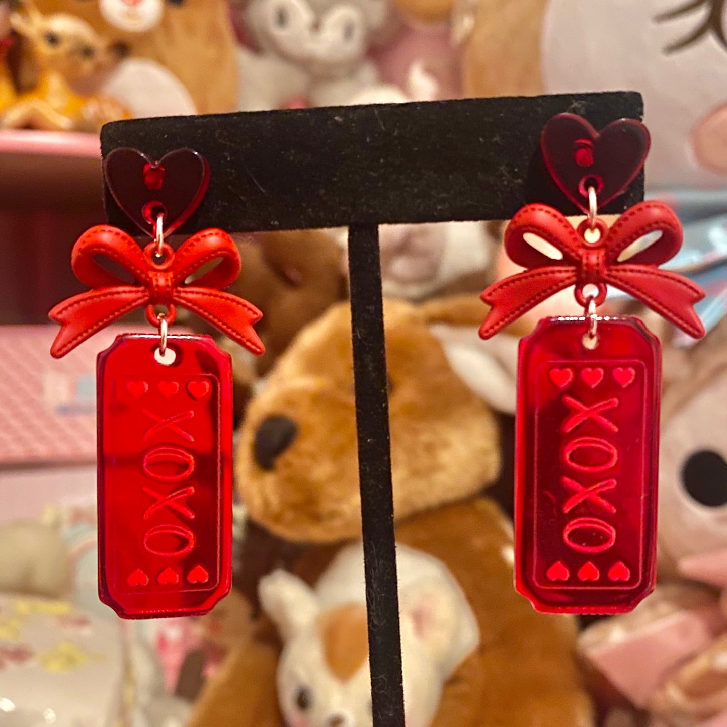 Valentine Ticket Earrings