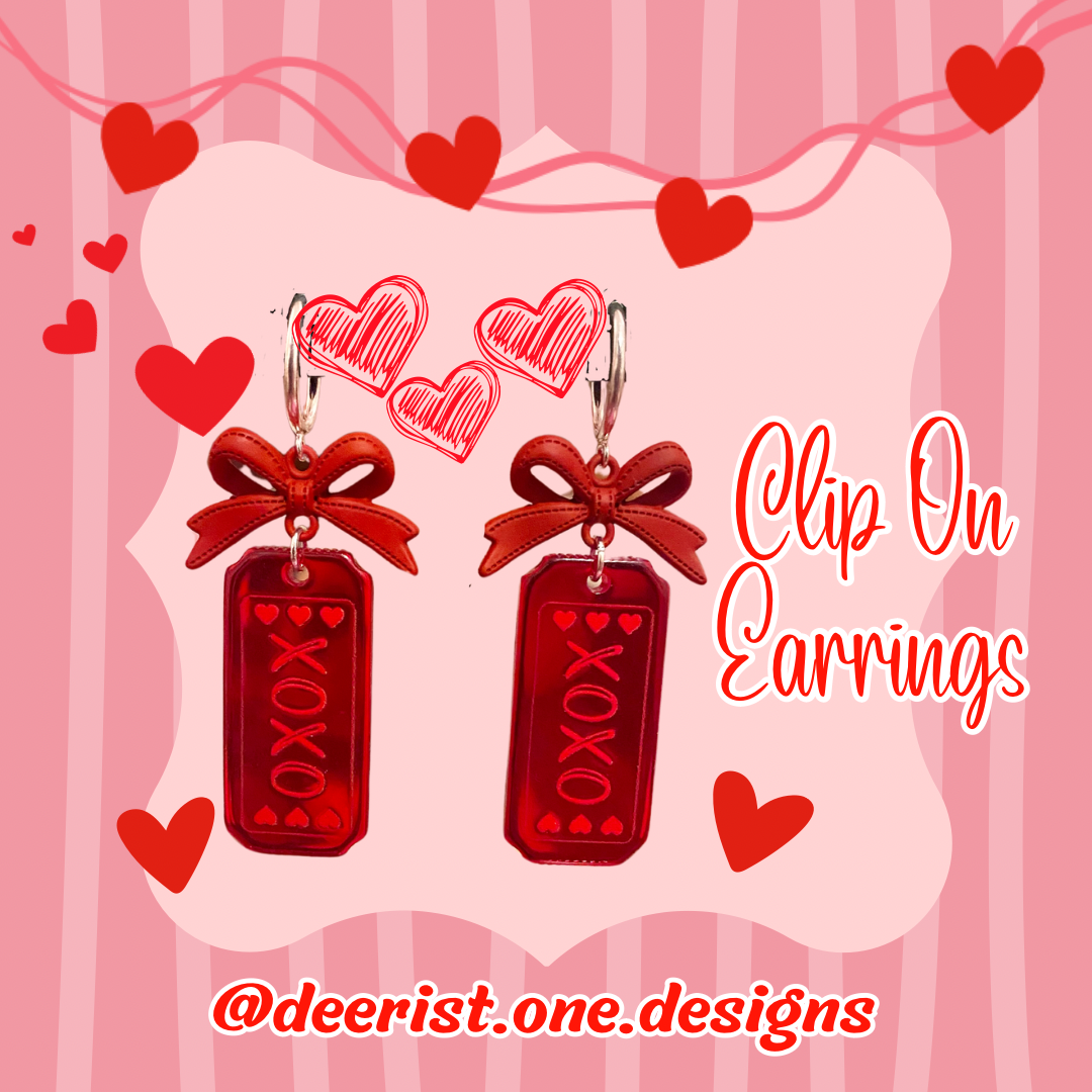 Valentine Ticket Earrings