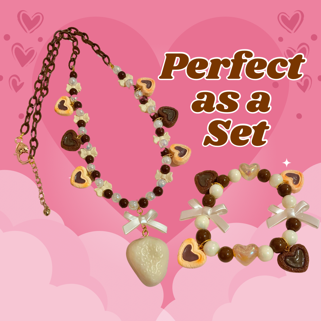 Chocolate Strawberry Necklace