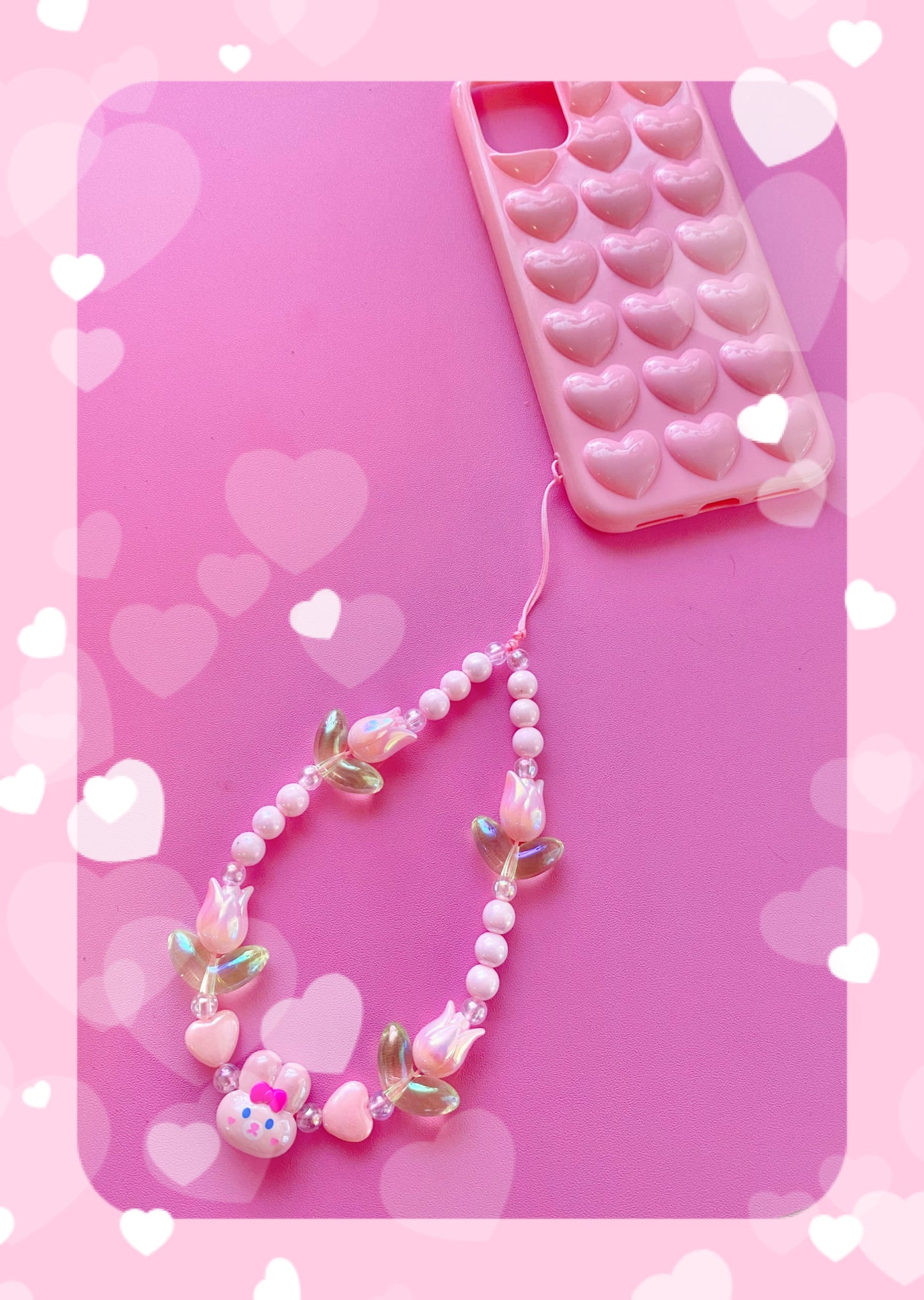 Flower Bunny Device Strap