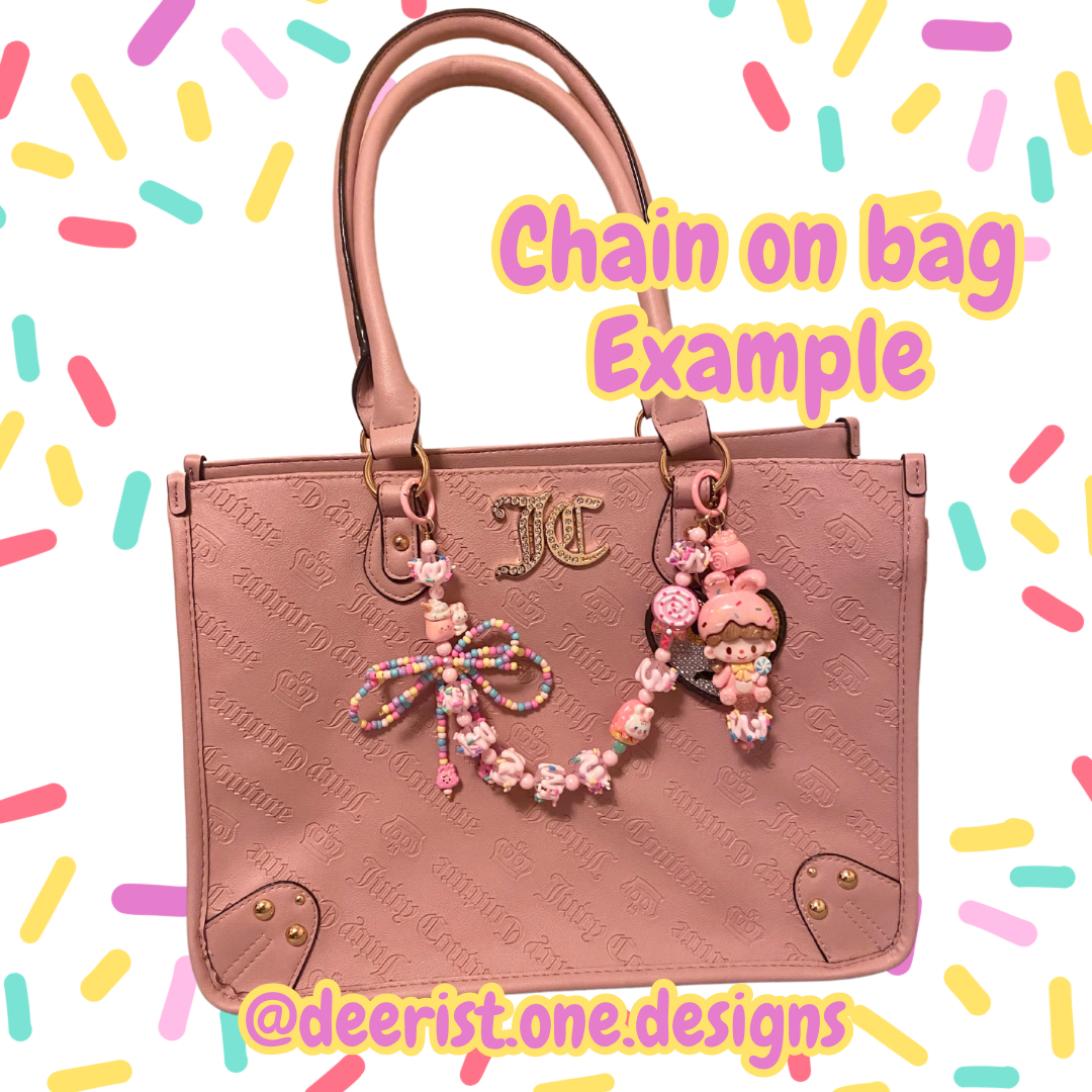 Bunny Sprinkle Keychain/Bagchain