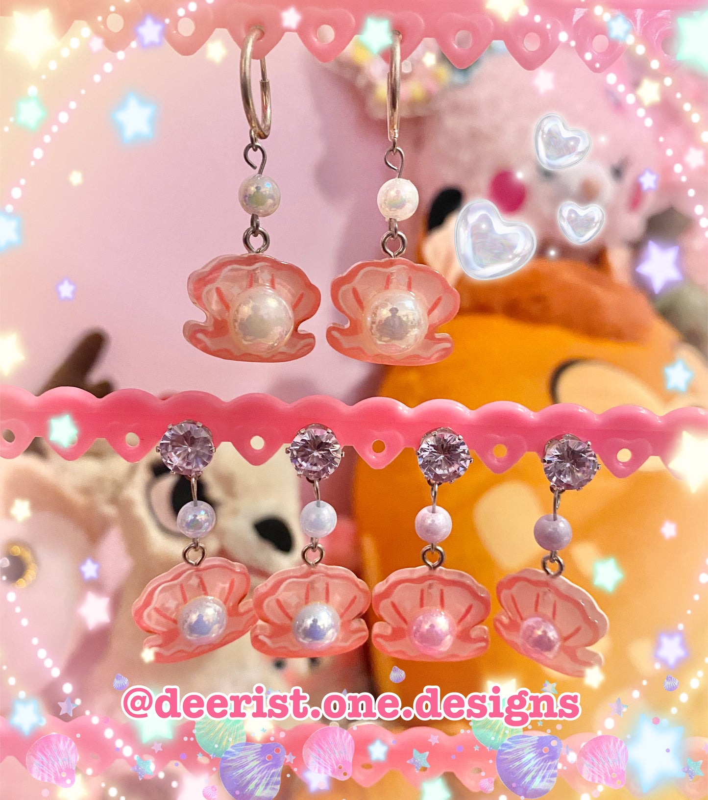 Lovely Clam Earrings