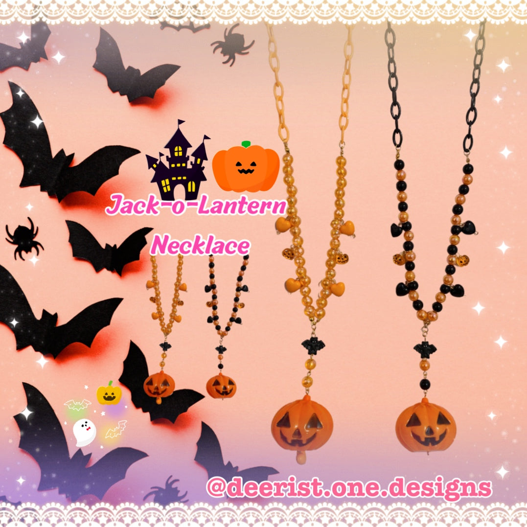 Jack-o-Lantern Necklace