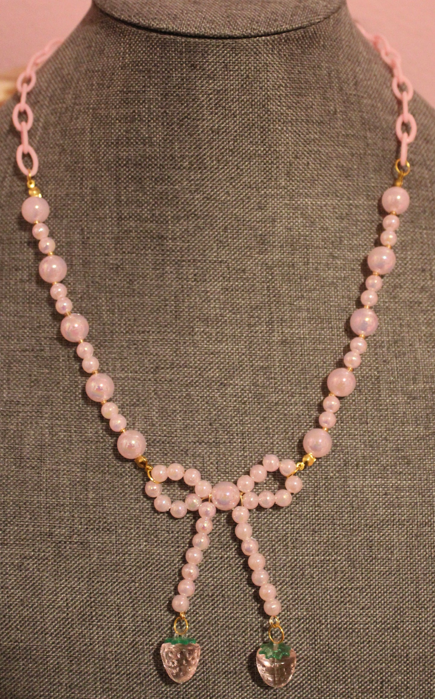 Berry Bow Necklace