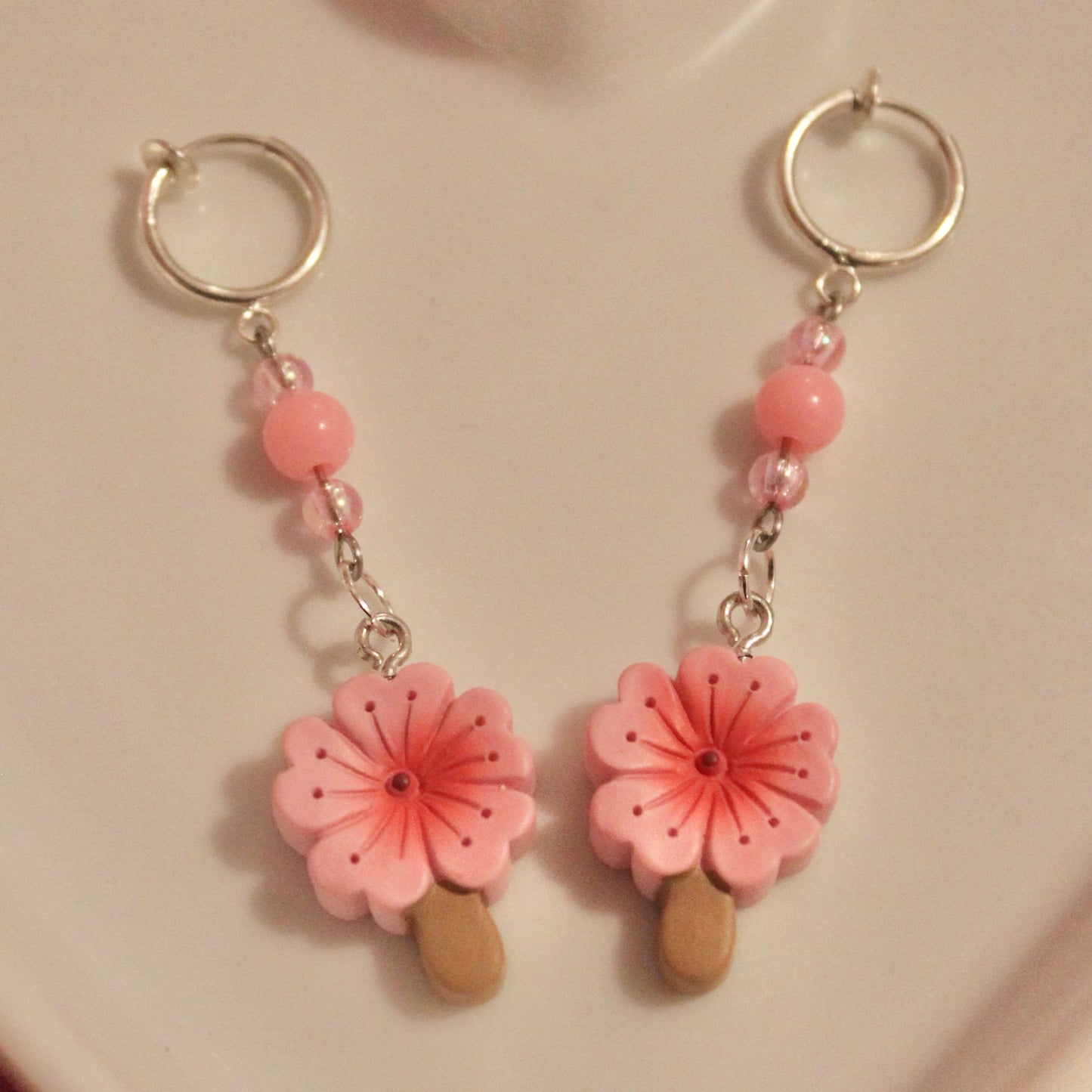 Sakura Treats Clip-on Earrings
