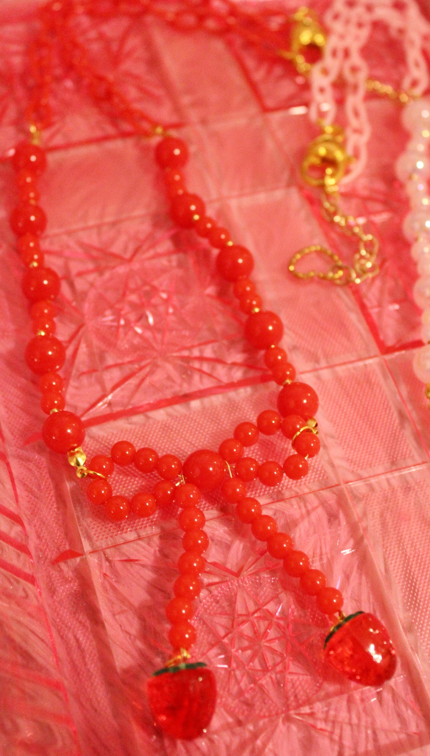 Berry Bow Necklace
