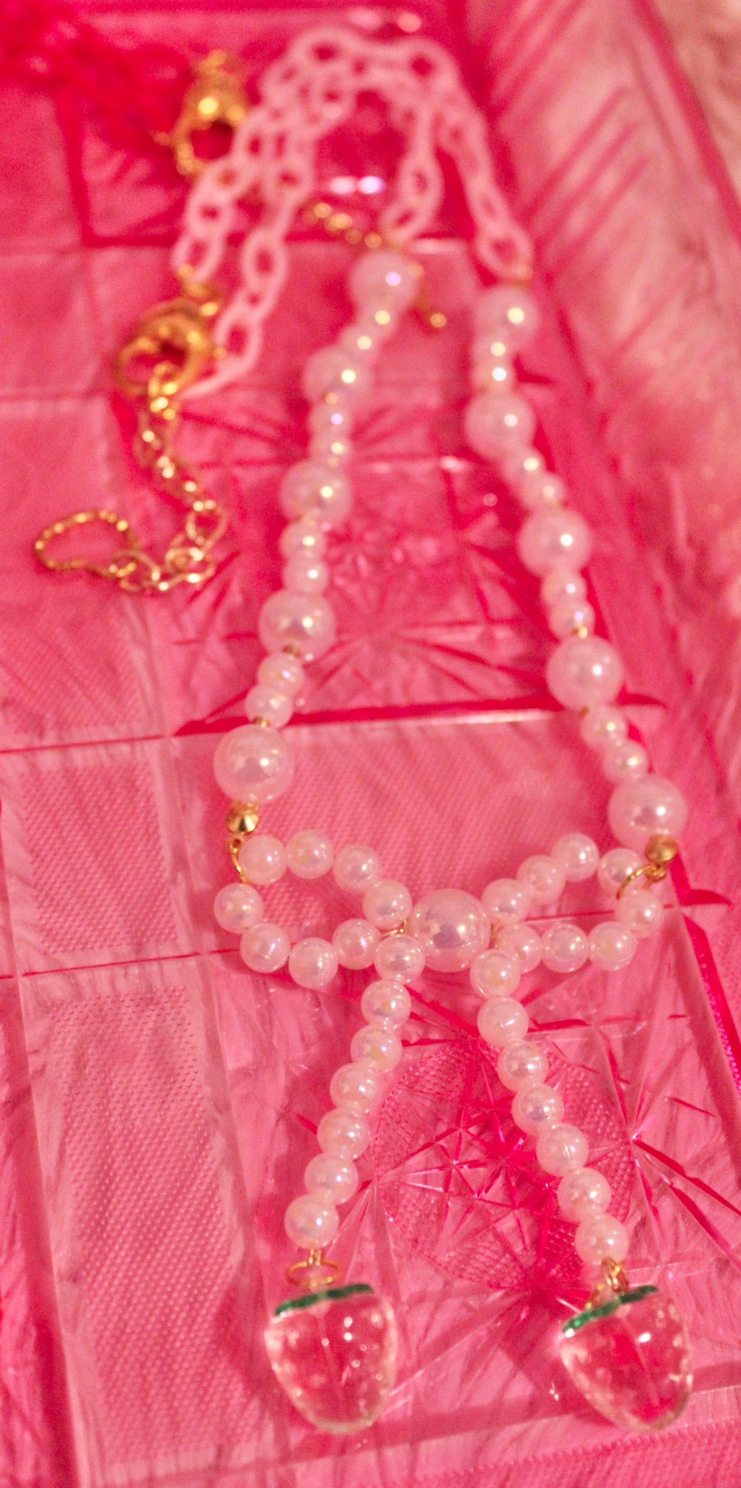 Berry Bow Necklace