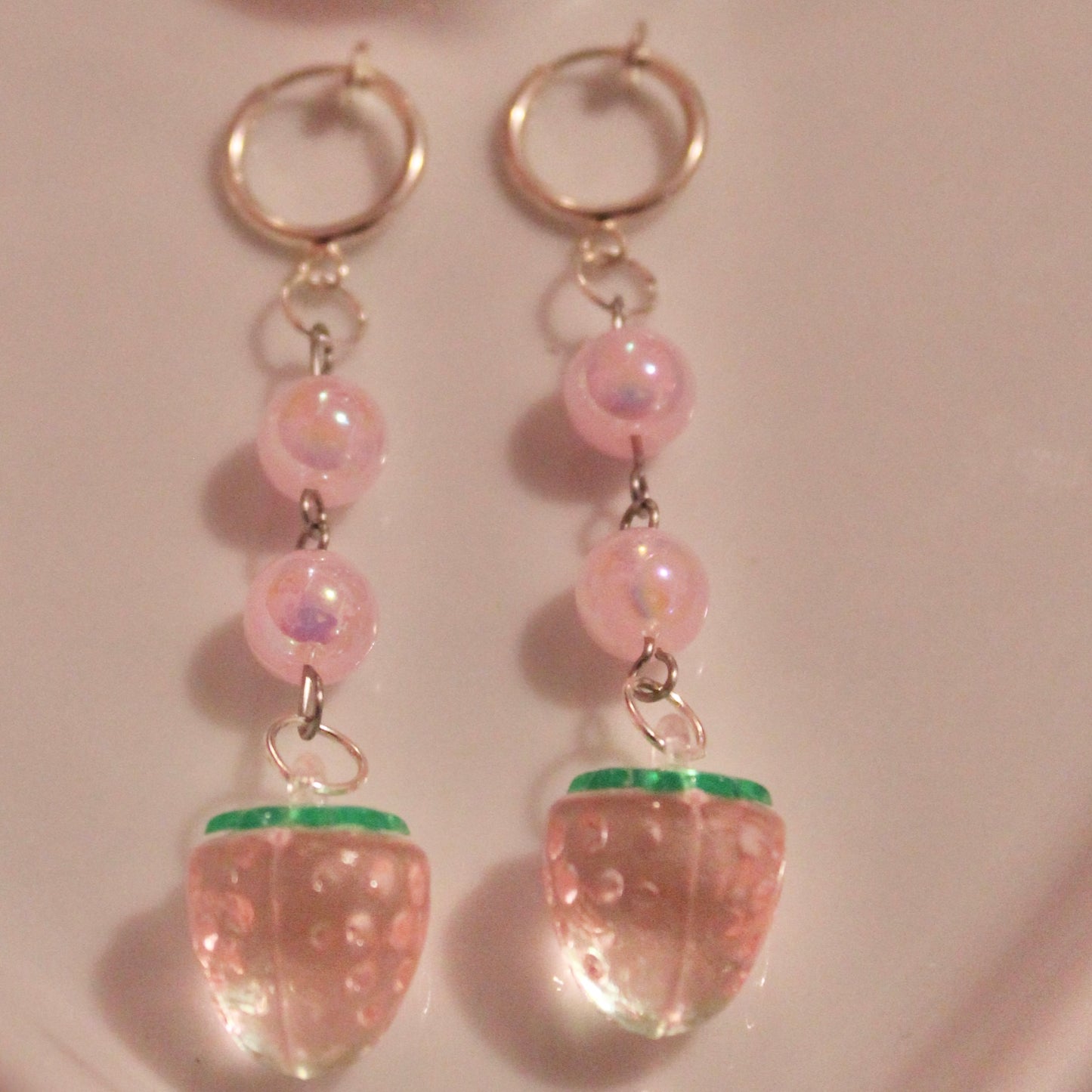 Strawberry Clip-on Earrings