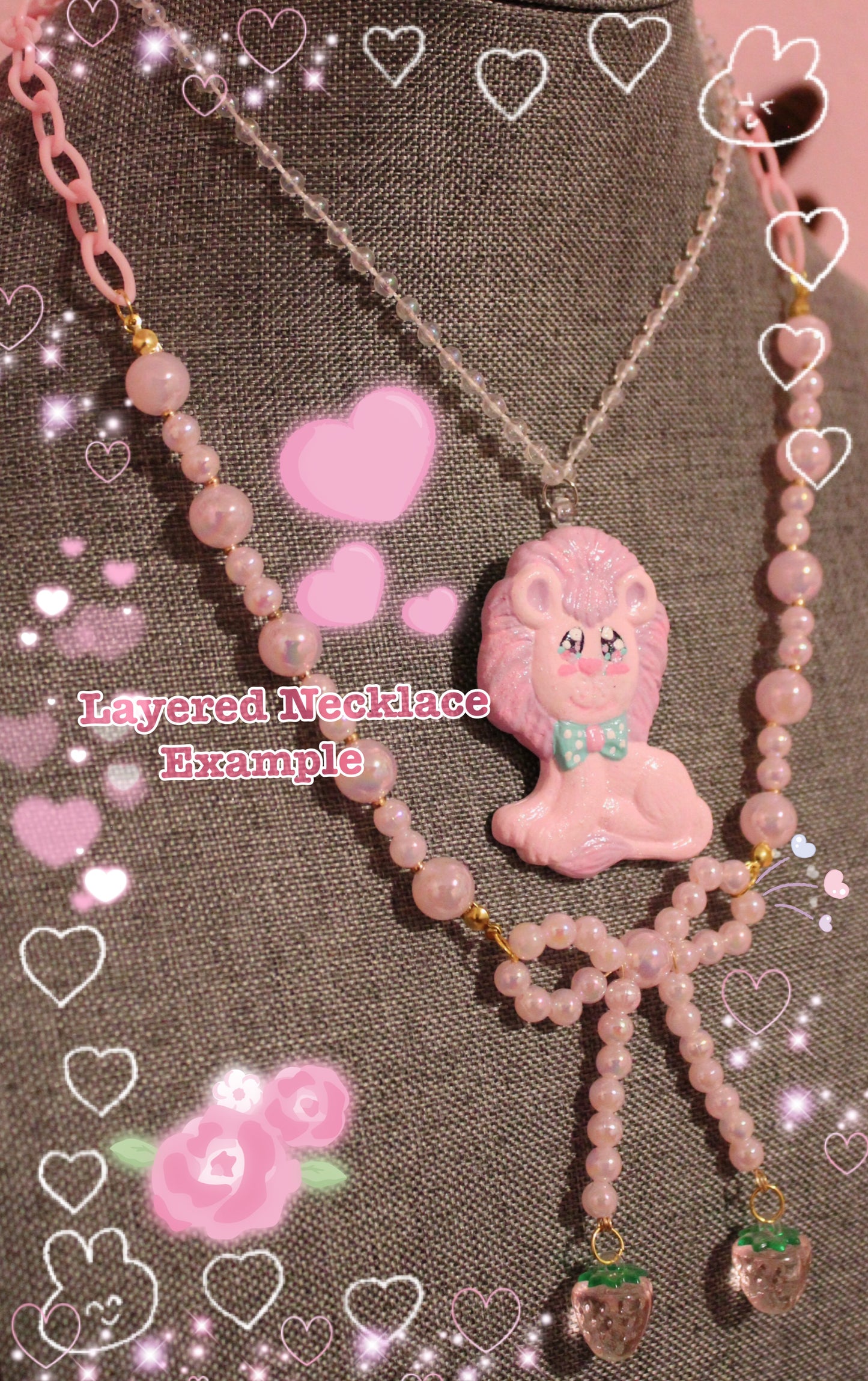 Berry Bow Necklace