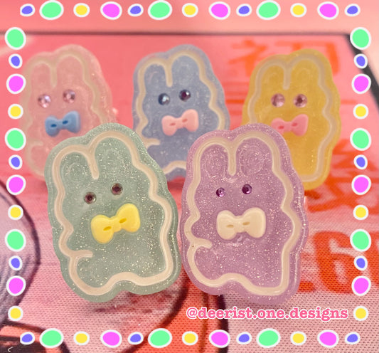 Glitter Bunny Ring