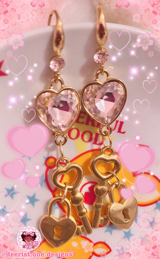Keys to my Heart Earrings