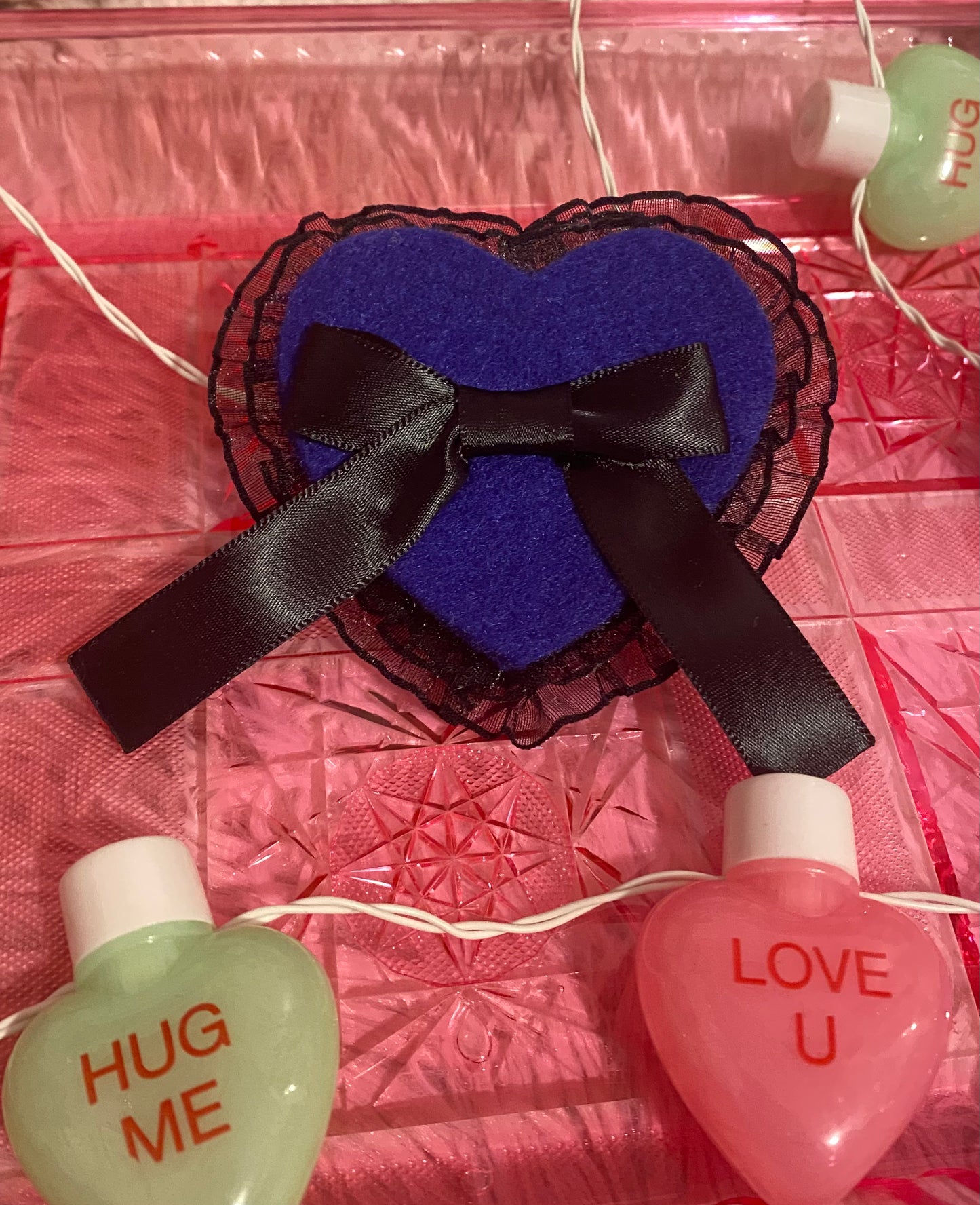 Bow Heart Clip