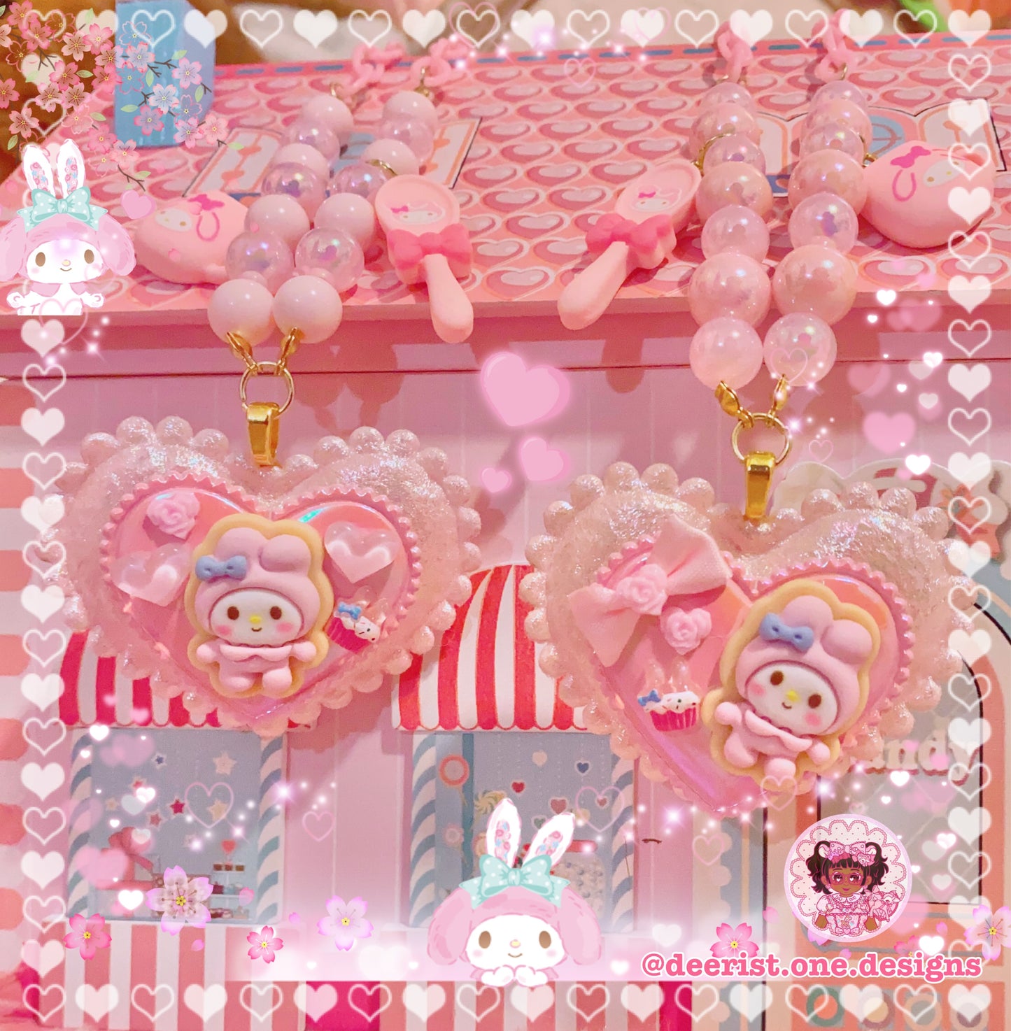 Bunny Cafe Necklace