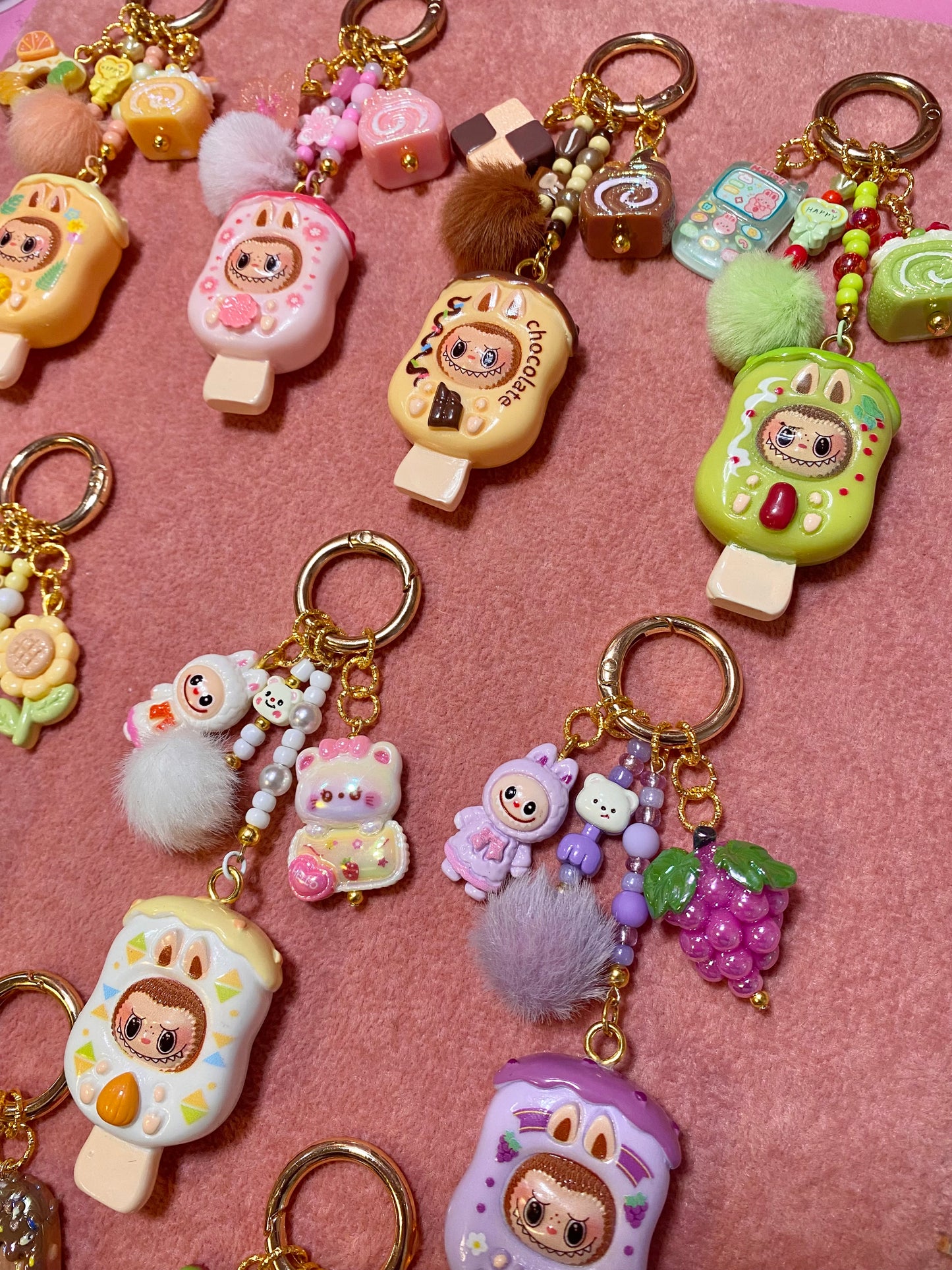 Ice Cream Monster Keychain