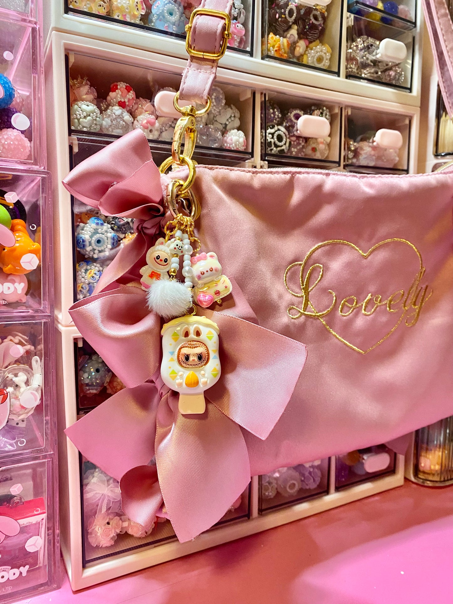 Ice Cream Monster Keychain