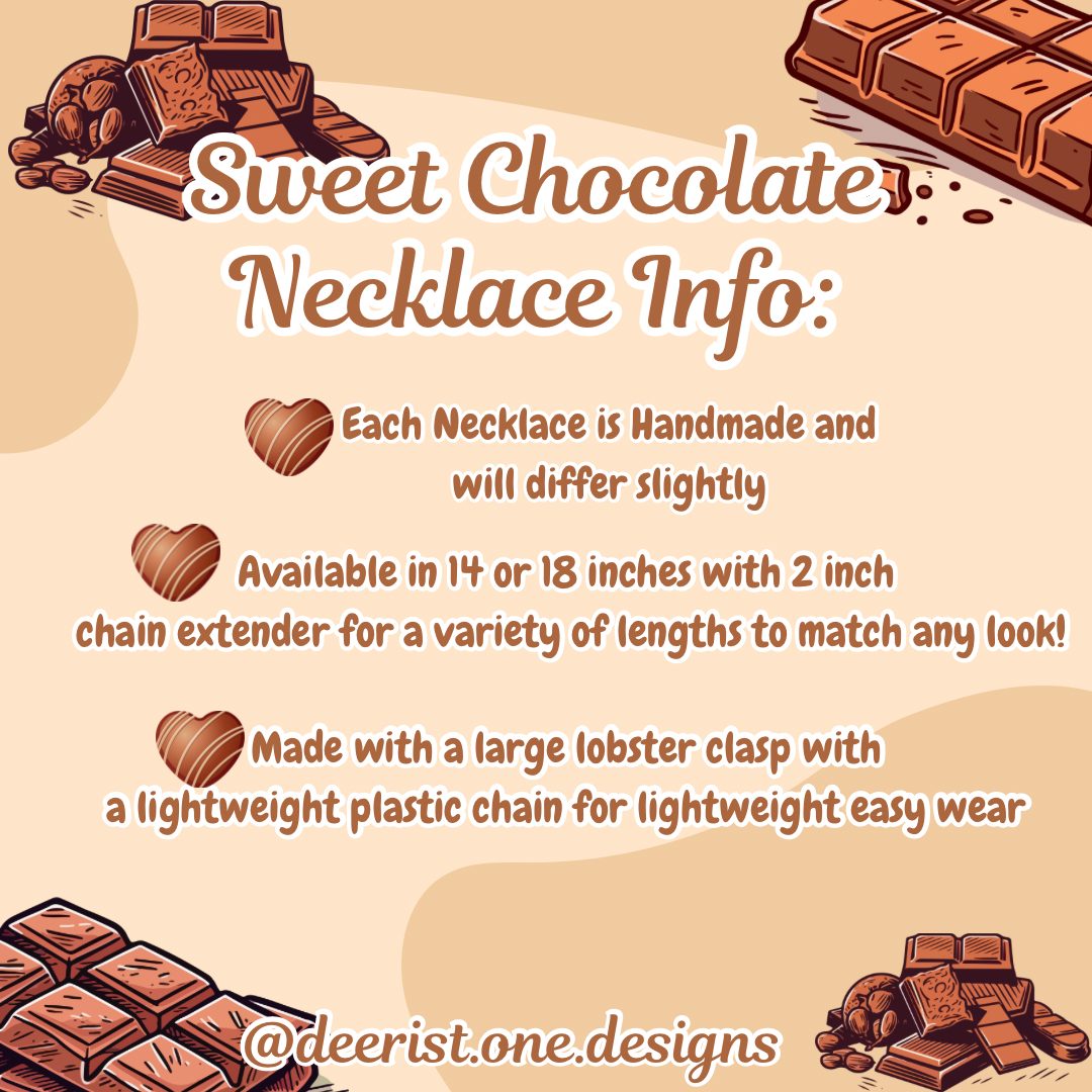 Sweet Chocolate Necklace