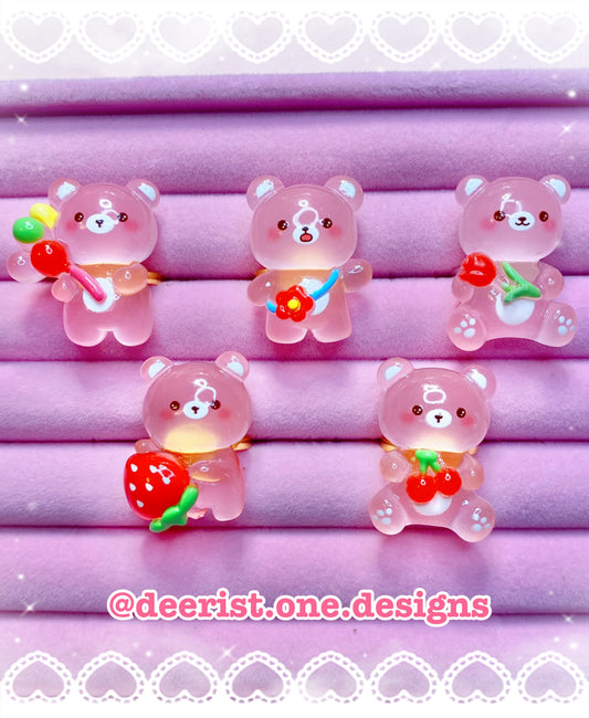 Pink Bear Ring