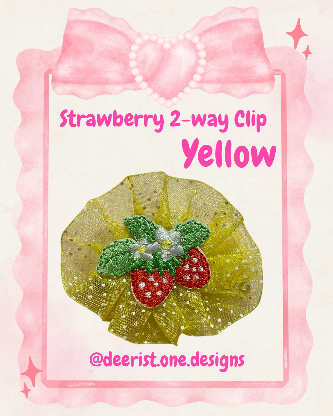 Stawberry 2-way Clip