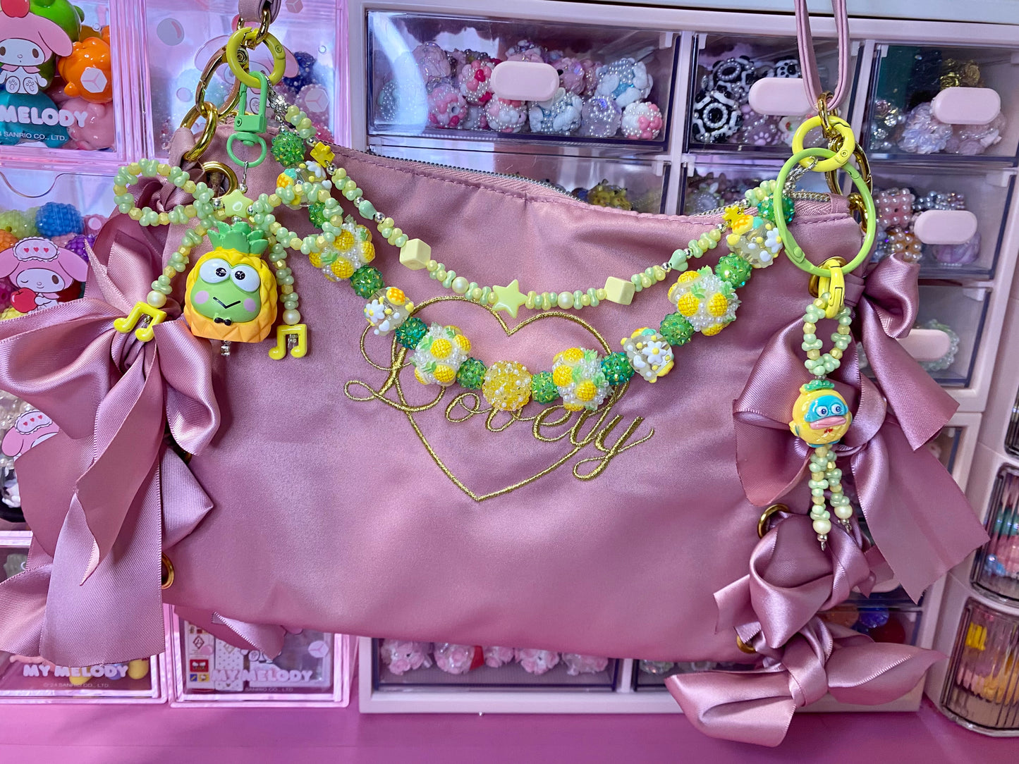 Pineapple Frog Bag Strap