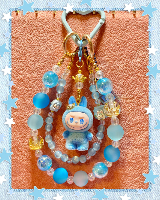 Crown Double Loop Keychain