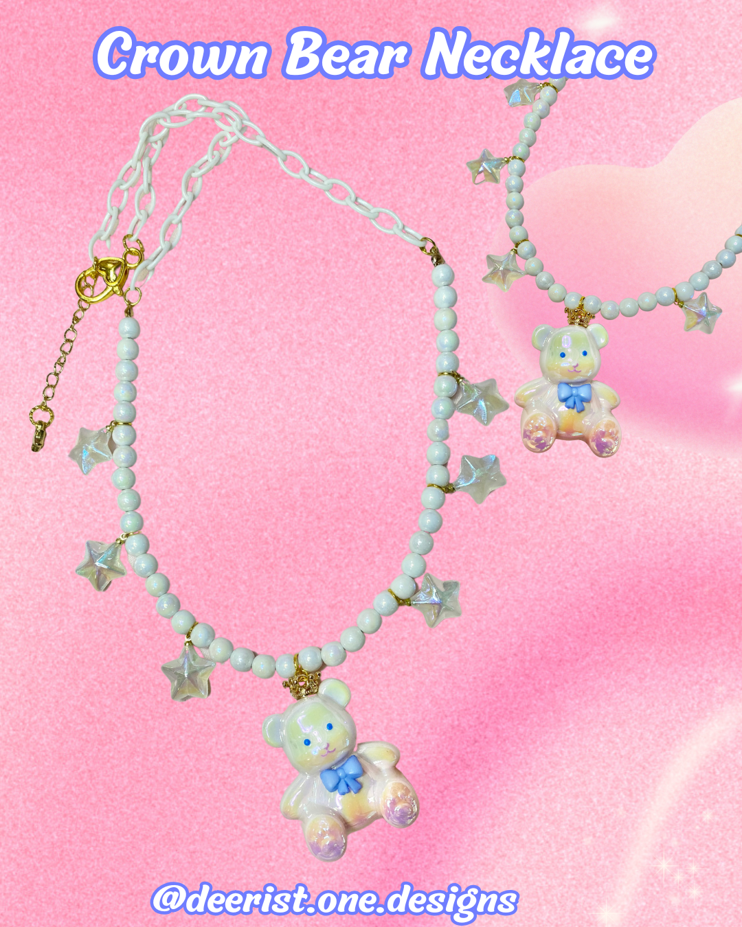 Crown Bear Necklace