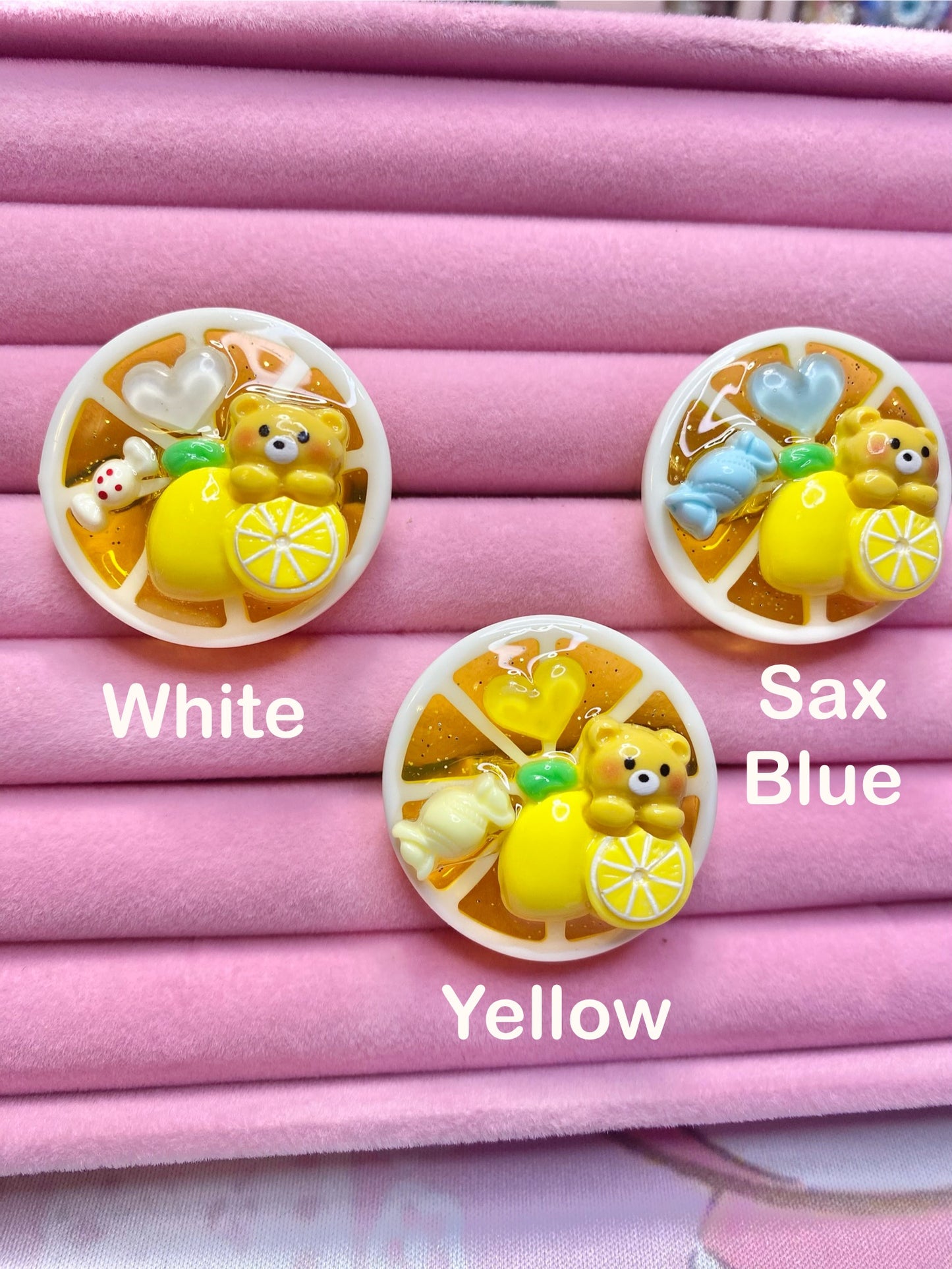 Lemon Candy Bear Ring