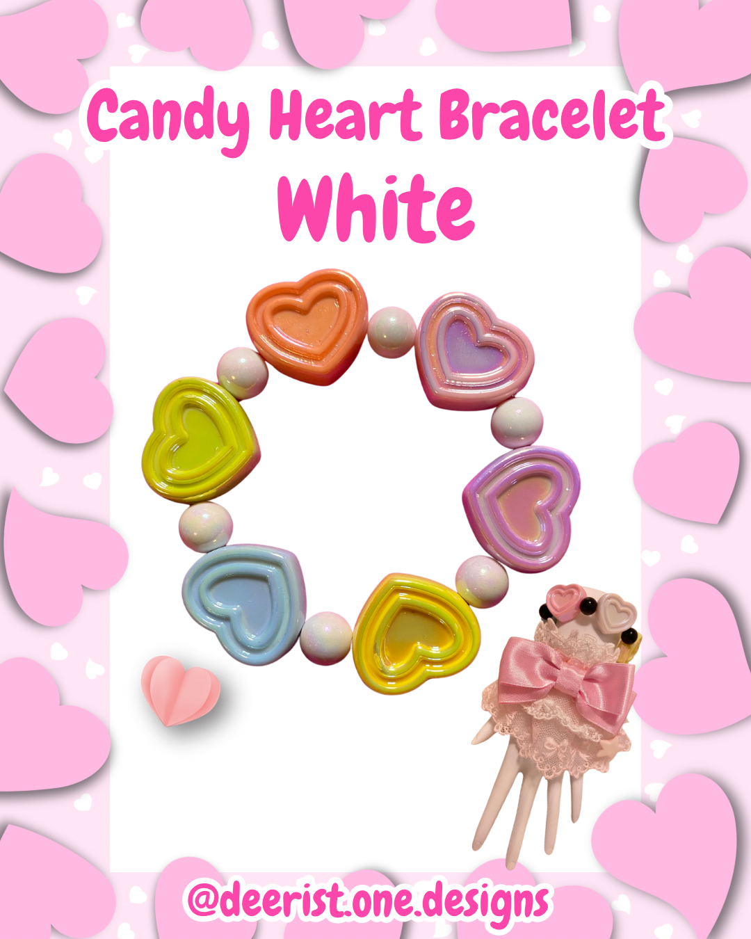 Candy Hearts Bracelet