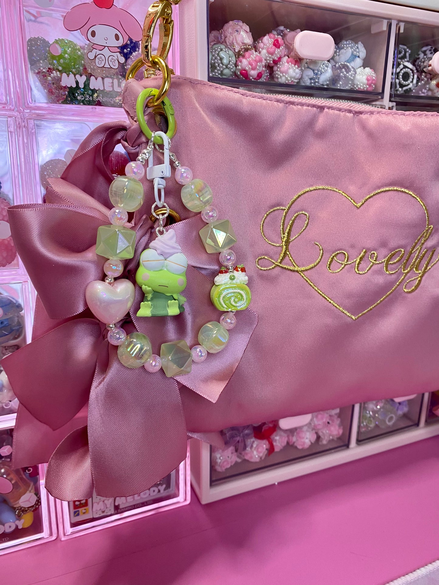Cream Frog Device Strap