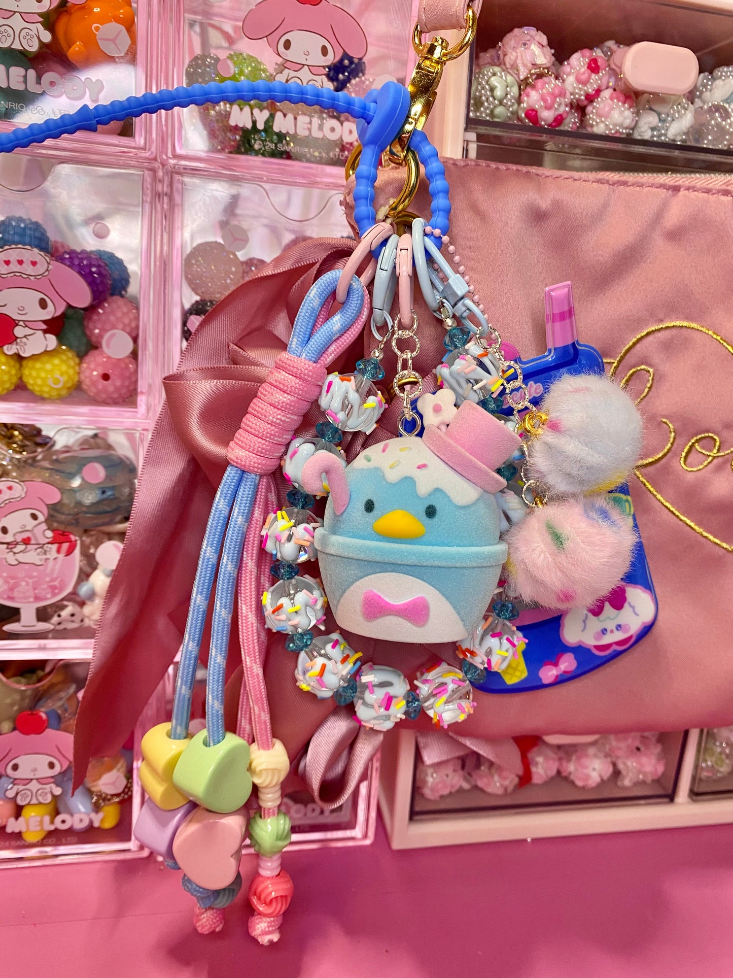 Ice Cream Penguin Bag Chain