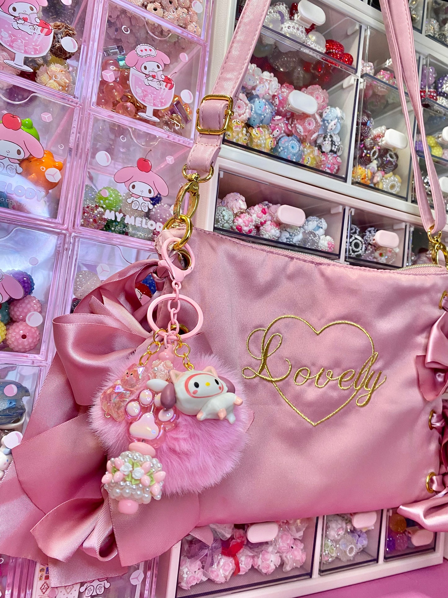Kitty Bunny Keychain