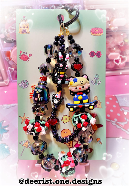 Skateboard Boy Keychain