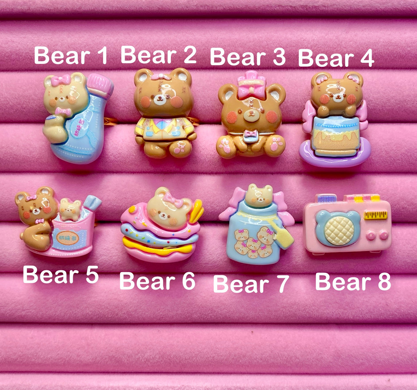 Retro Bear Ring