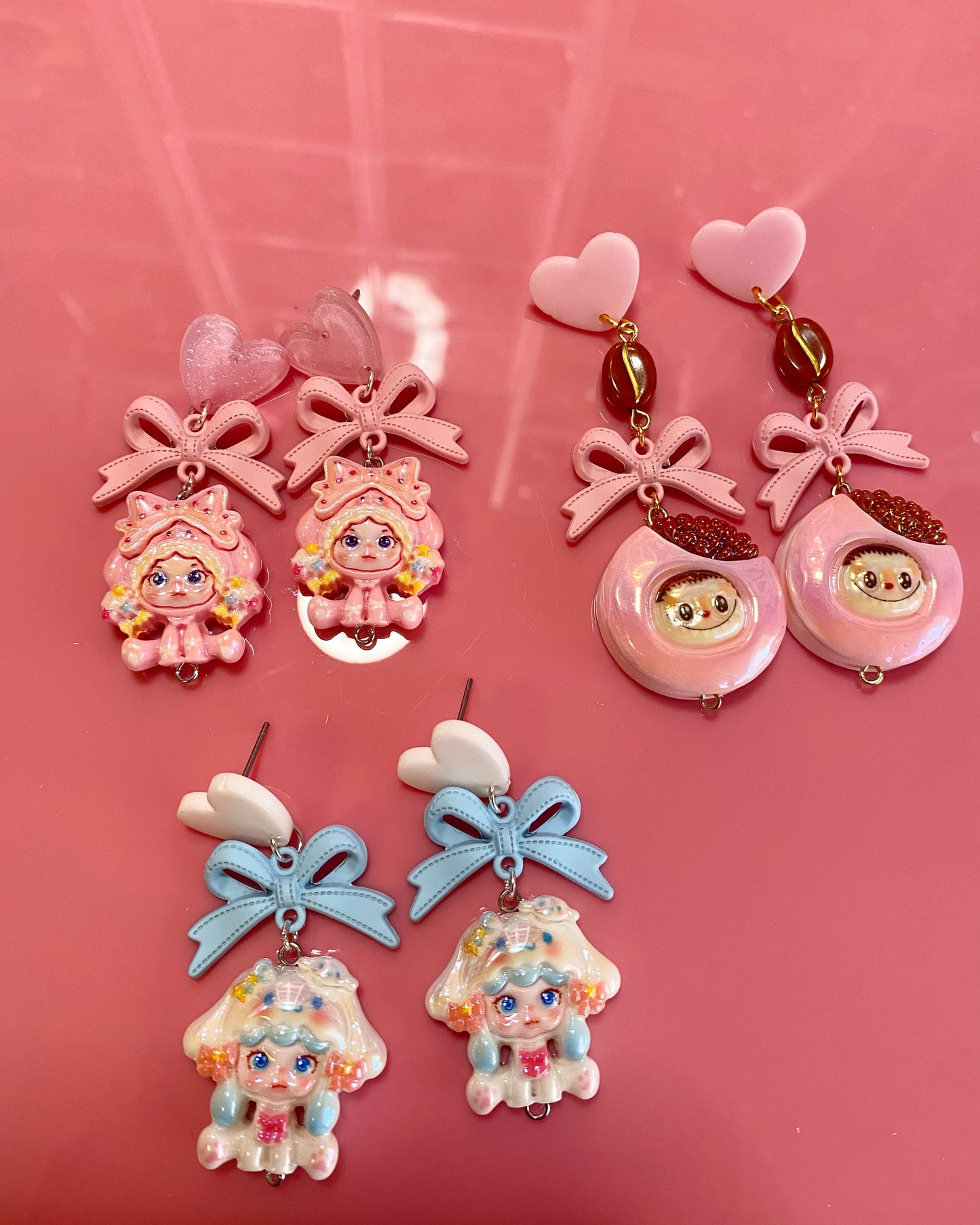 Food Face Earrings