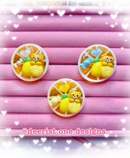 Lemon Candy Bear Ring