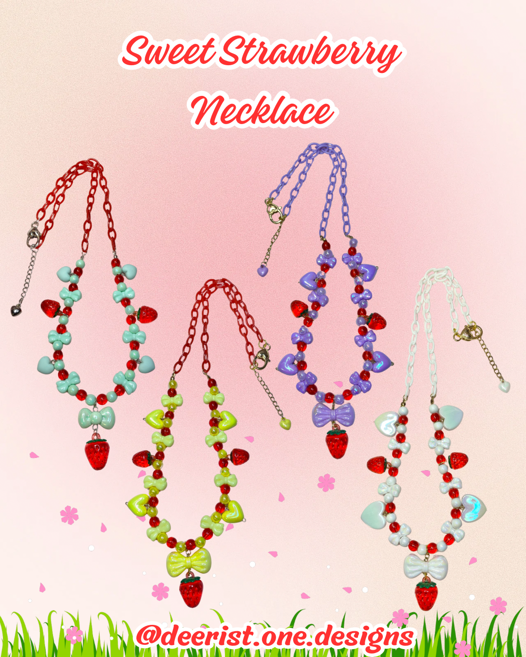 Sweet Strawberry Necklace