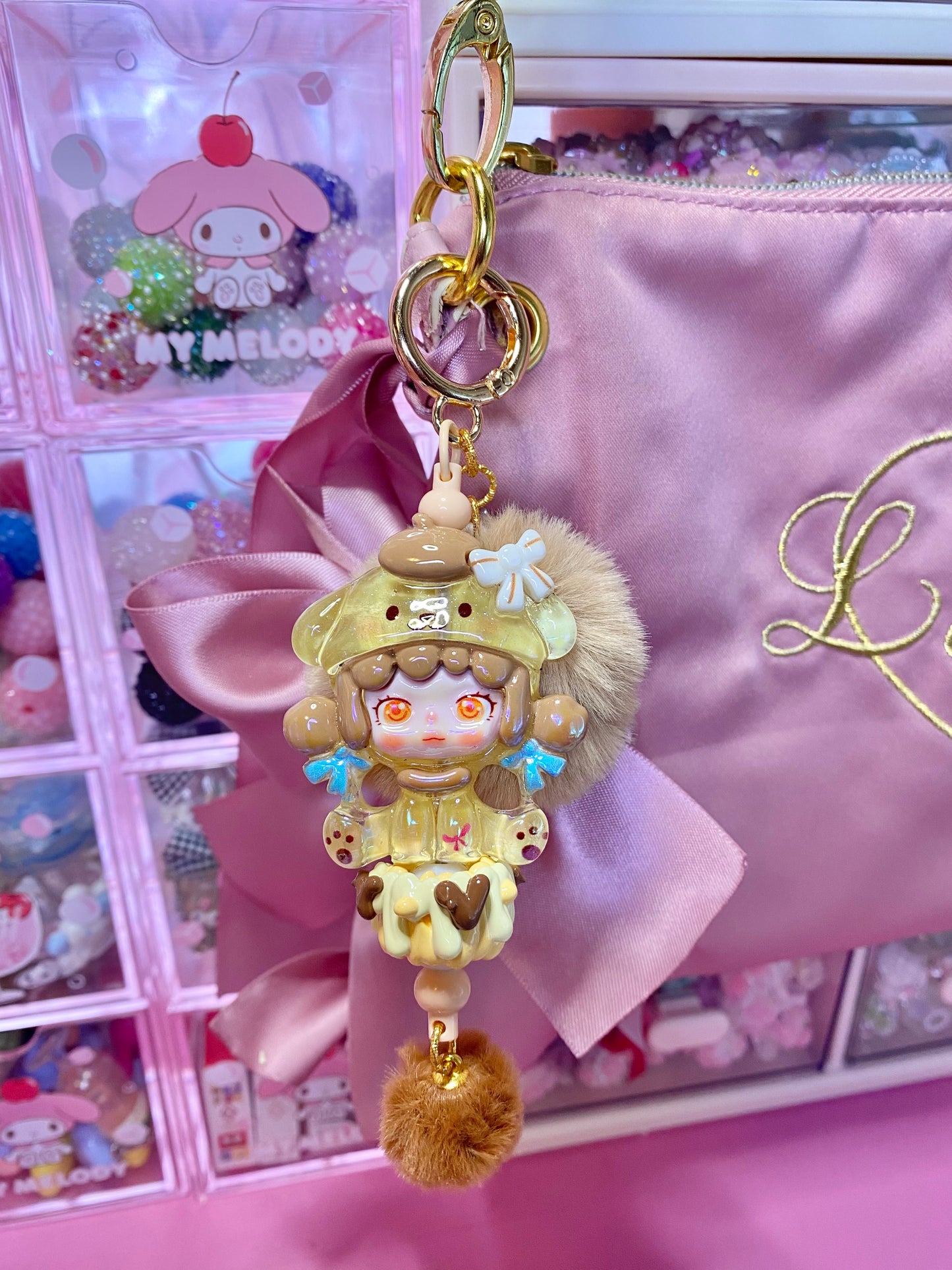 Sitting Doll Keychain