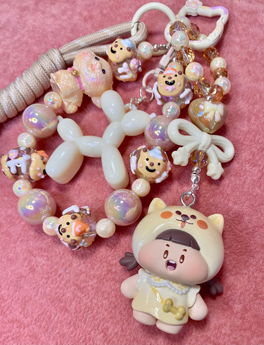 Puppy Girl Bag Charm