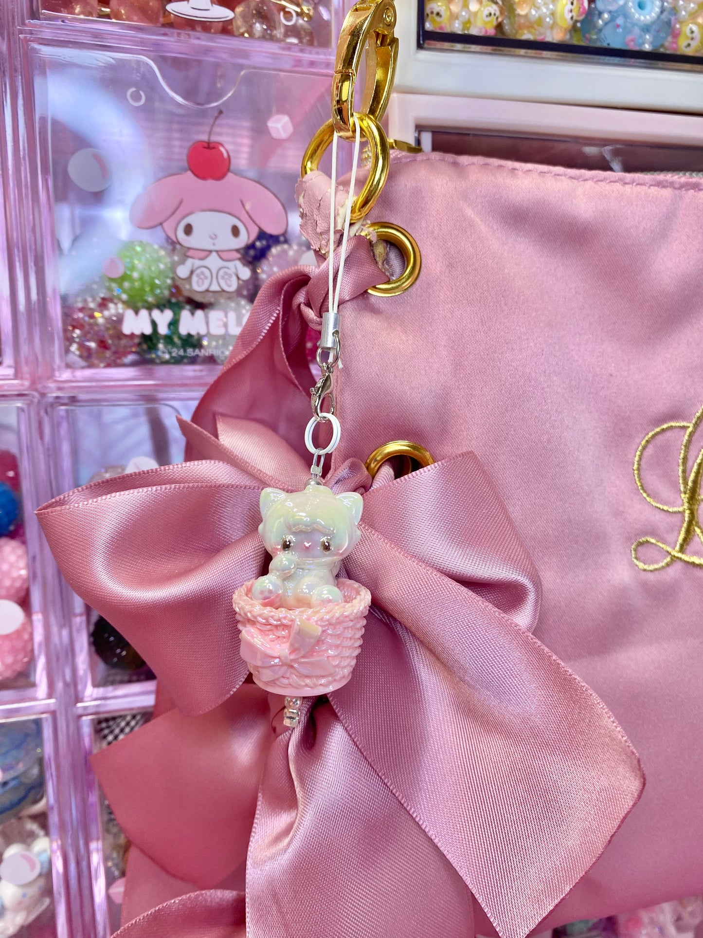 Basket Keychain/Bag chain