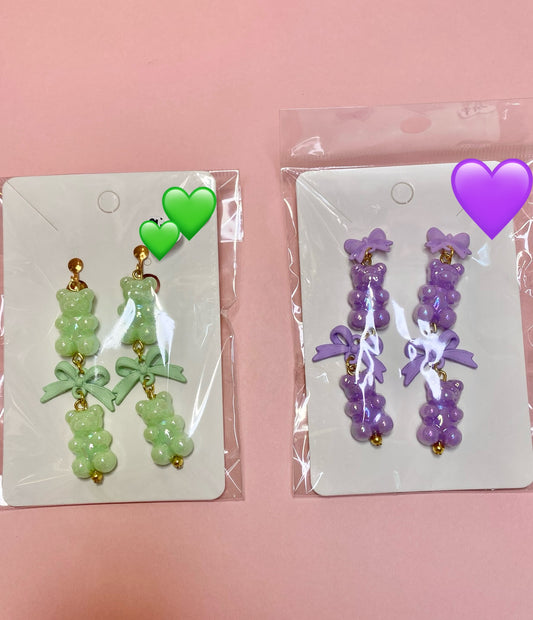 Gummy Bear Earrings