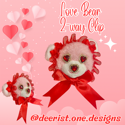 Love Bear 2-way Clip