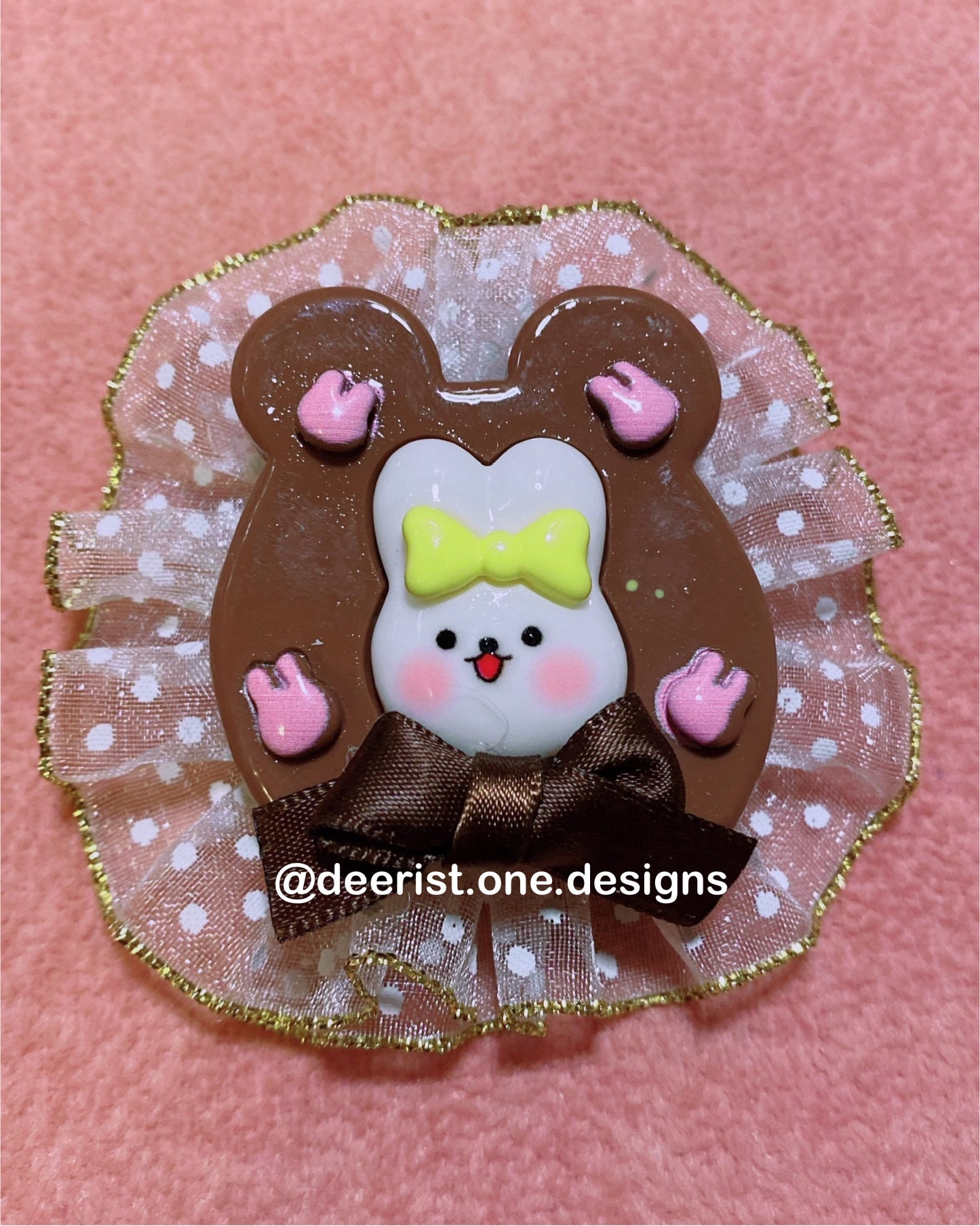 Bunny Cookie Brooch