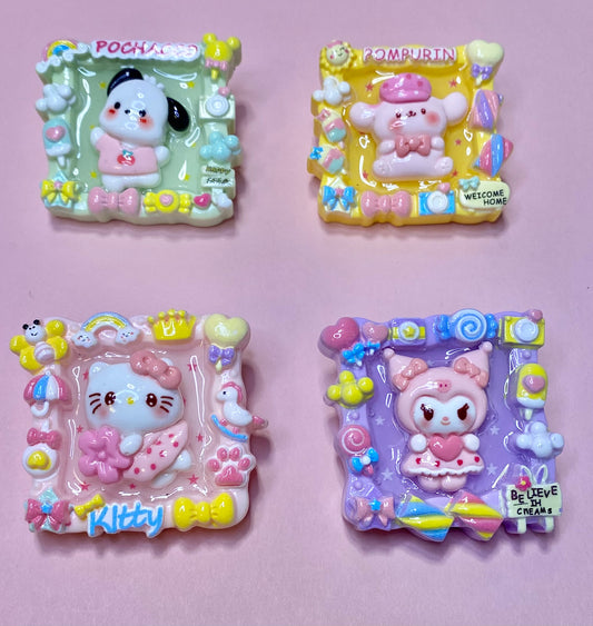 Framed Friends Pin
